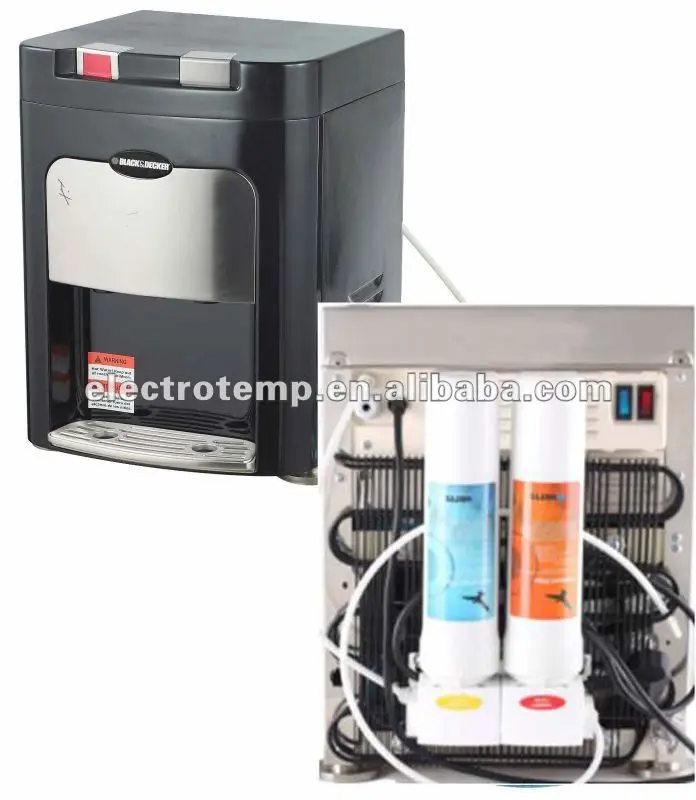 POU 9 Series Counter Top Electric Mini Water Cooler Plastic Desktop OEM Hot & Cold Free Spare Parts Hot and Cool FOB NINGBO 110