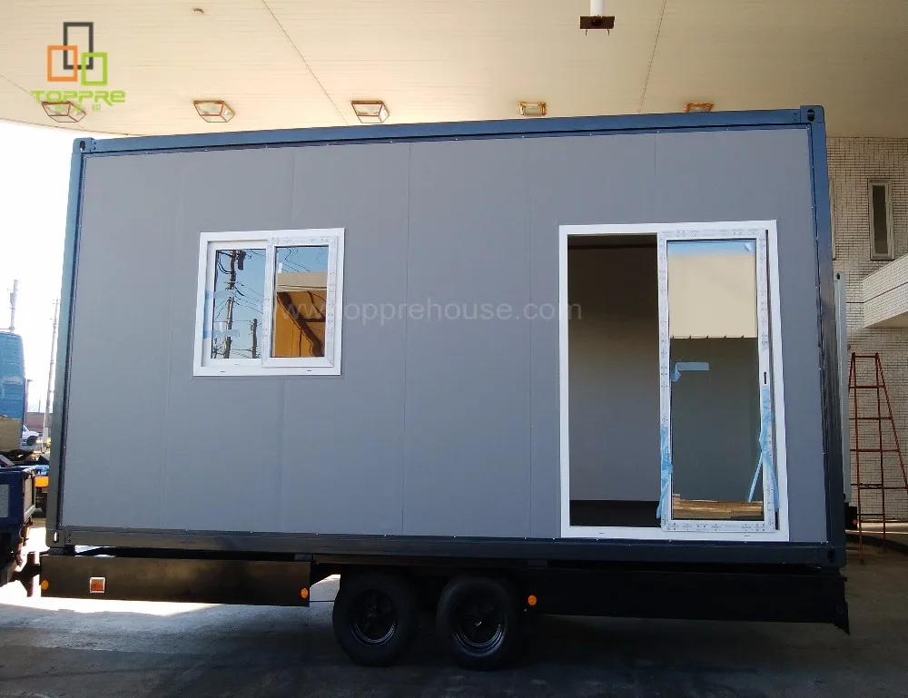 Container caravan moving cold steel rolling container house in afghanistan modular students rooms