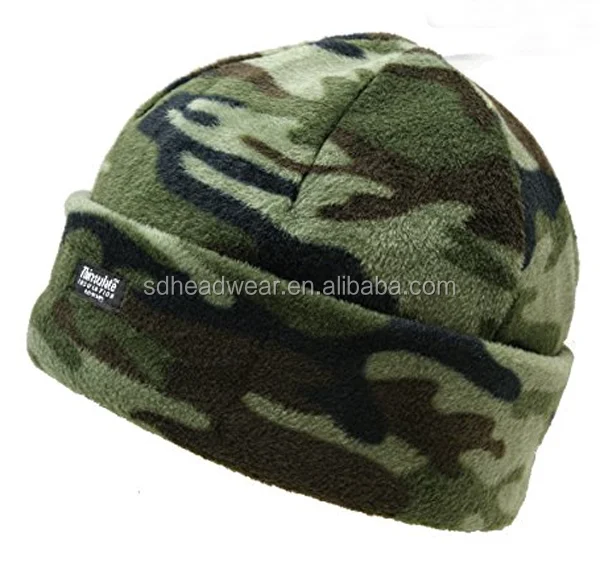 NEW WINTER WARM FLEECE BOB HAT US MILITARY WATCH CAP CAMOUFLAGE BEANIE