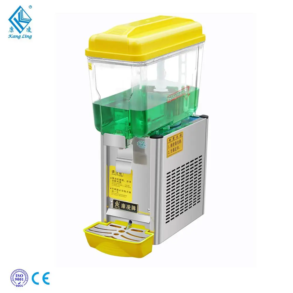 18L Refrigerate Commercial stirring type Cold  Beverage Juice Cold Frozen Soft Drink Dispenser Machine