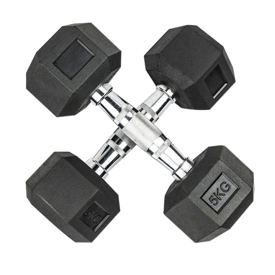 Crossfitness 5 кг/10 кг/20 кг переносные хромированные ручные шестигранные