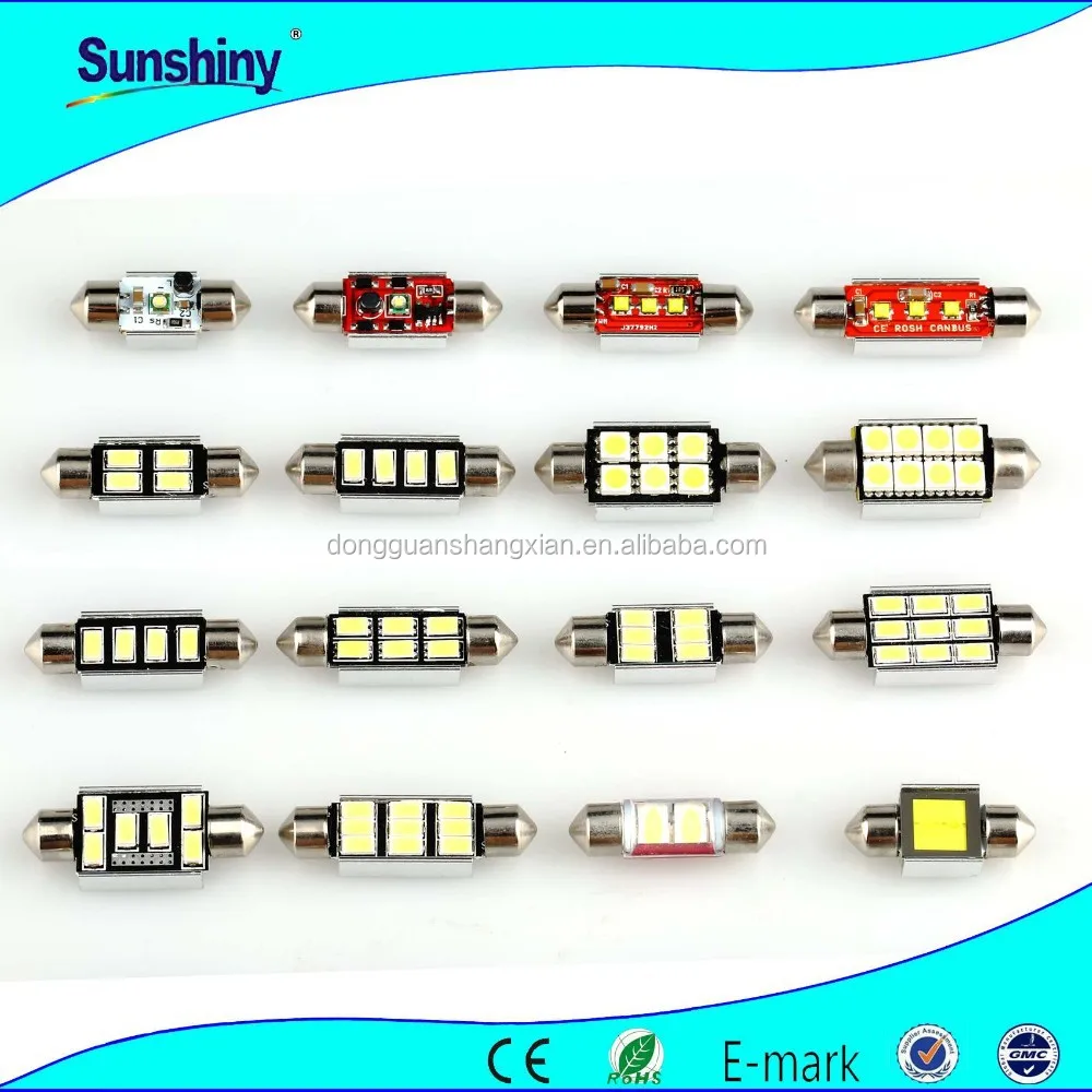 Фестона c5w высокой мощности, Фестона canbus из светодиодов, Фестона 36 мм из светодиодов