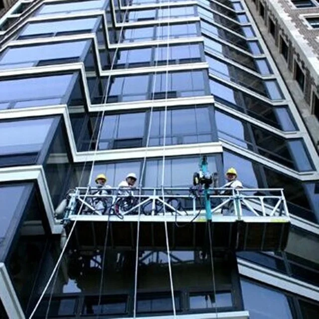 
high-rise building glass wall maintenance equipment of suspended platform 
