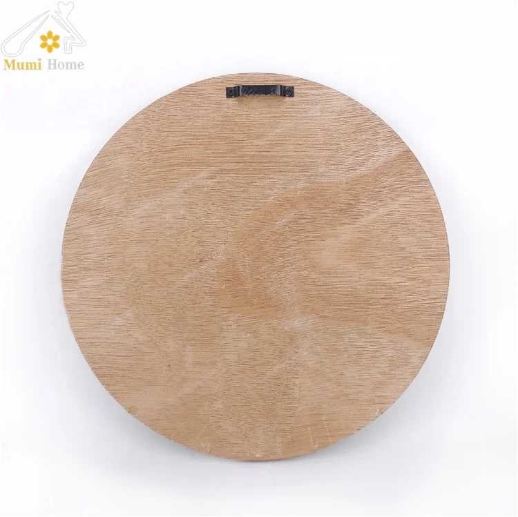 Hot selling round wood sign mdf wood plaque blank