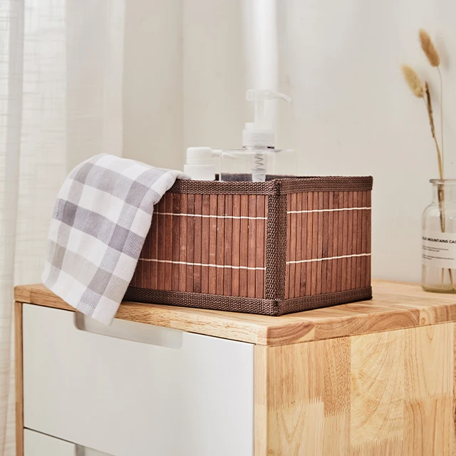 Wholesale OEM  Set of 3 Bamboo Storage Basket