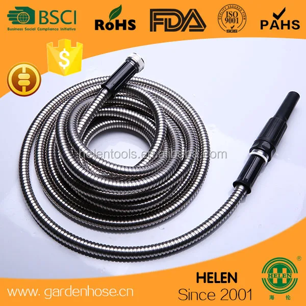 2017 новые расширяемый шланг 304 нержавеющая сталь Металл садовый шланг
