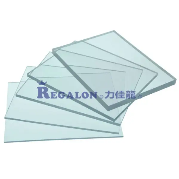 1mm transparent polycarbonate fiber sheet price solid polycarbonate panels 4x8 glass sheet