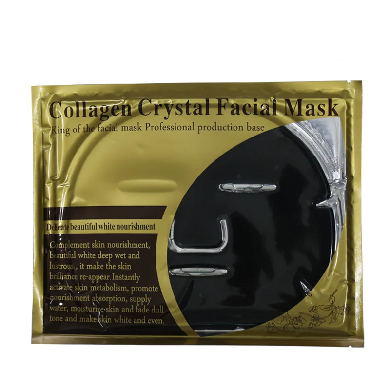 Private Label Skin Care Organic Crystal Bio Collagen Face Mask Wholesale Gold Beauty Face Mask
