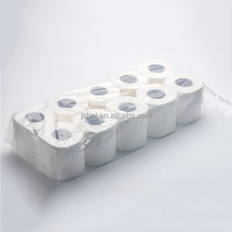 100% Recycle Pulp White Tissue Roll Natural Paper Napkin 2 Ply 160 Sheets Tissue Paper Custom Embossing Toilet Paper