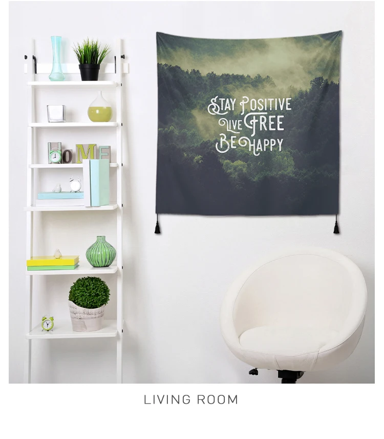drop ship  wholesale custom  70*70cm  Sky, sea, scenery  Hanging Wall Tapestry