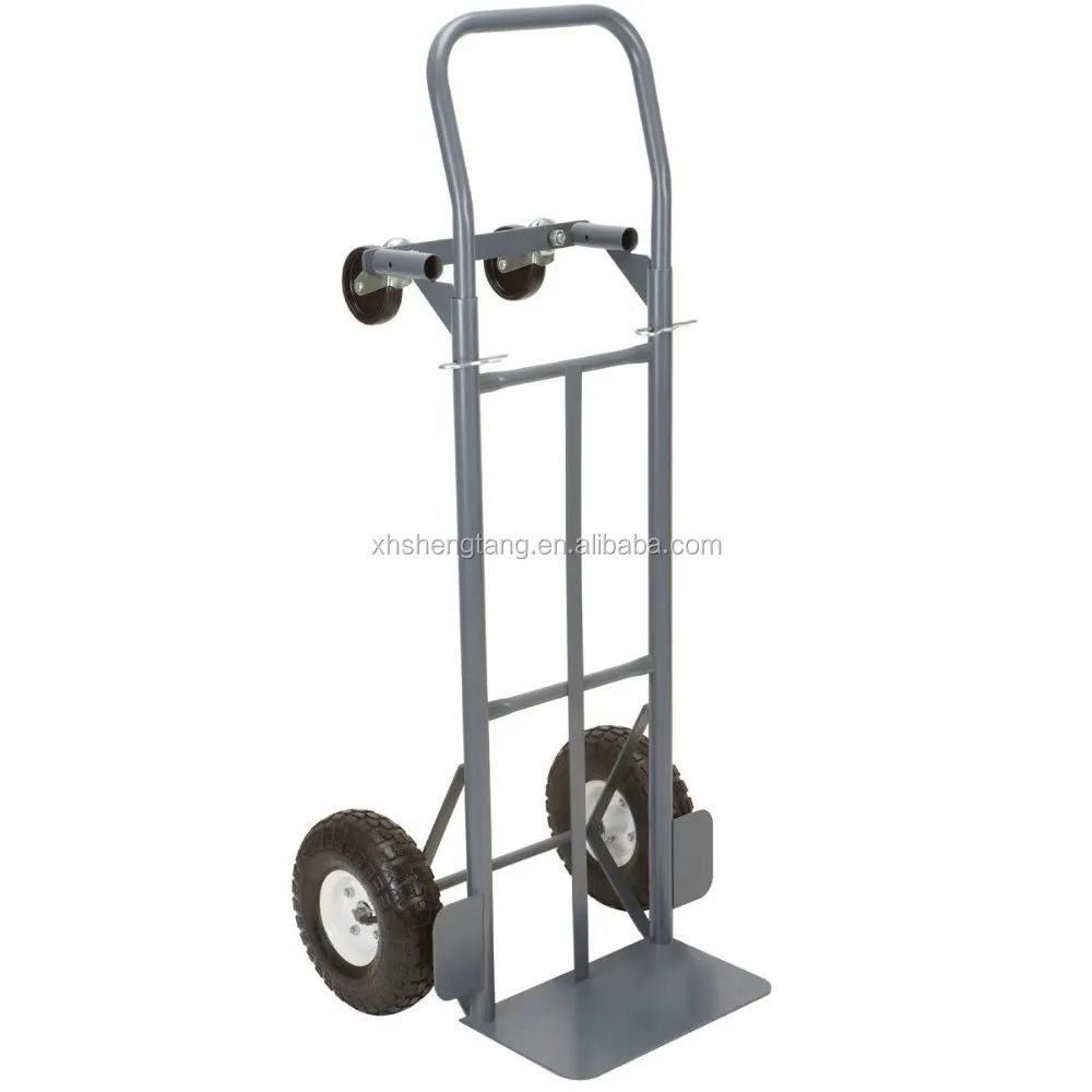 2 in 1 multifunctional 250KGS load capacity hand lift truck with 4 wheels HT1842