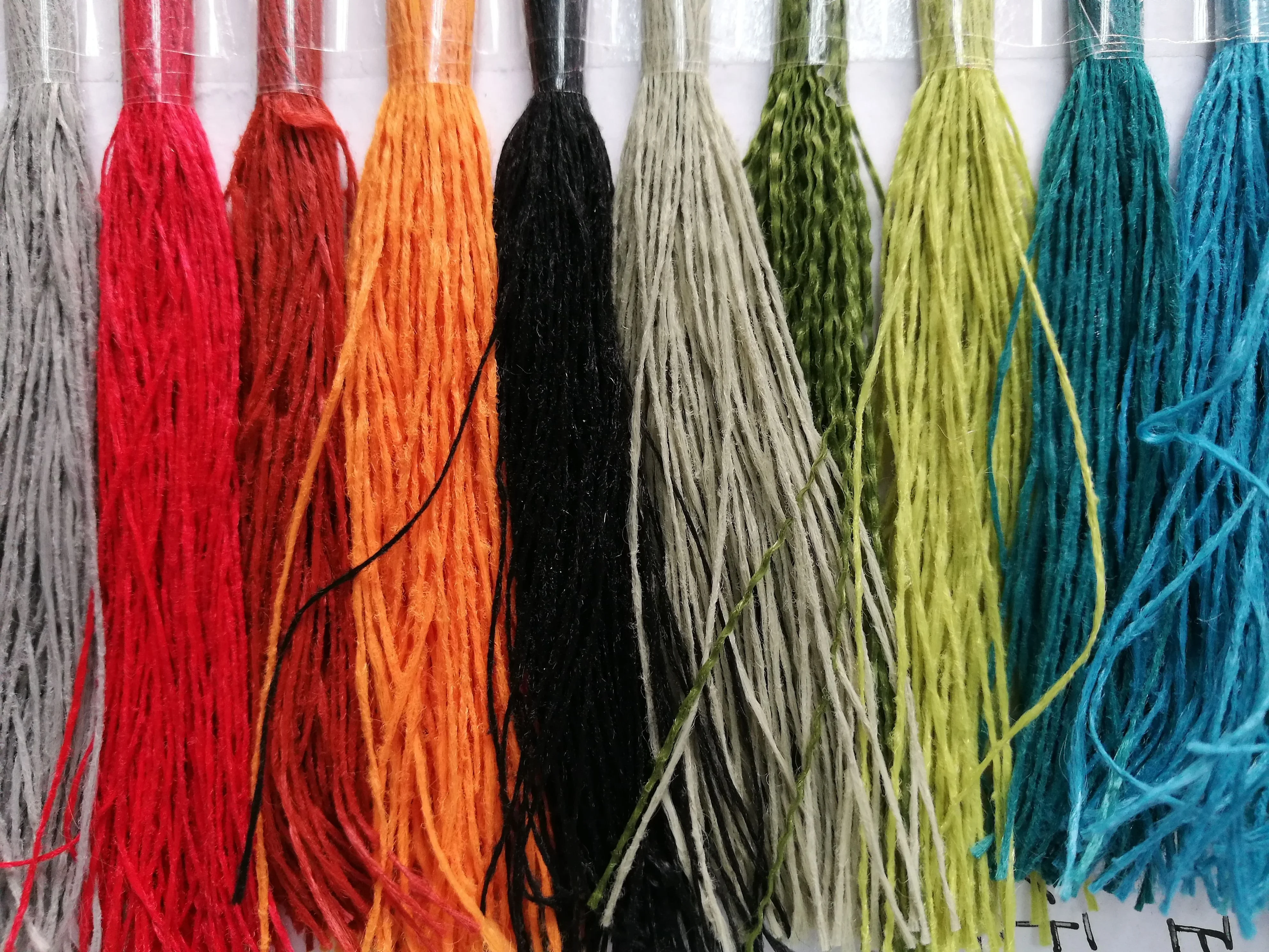 AIR TEXTURED YARN 250D/144D SD RW ATY dope dyed color yarn two color melange high color fastness for denim fabric