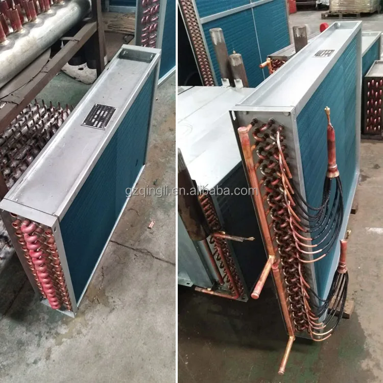 Customized Fin Type Freon Evaporator Coil For Heat Pump Exchanger