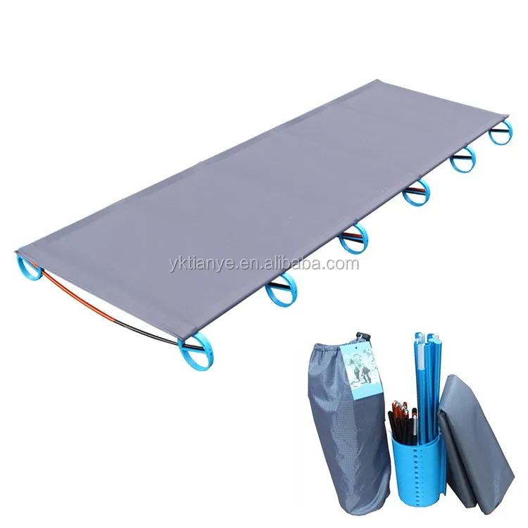 camping mat ultralight portable single outdoor folding bed cot foldable camping bed outdoor With Aluminium Frame