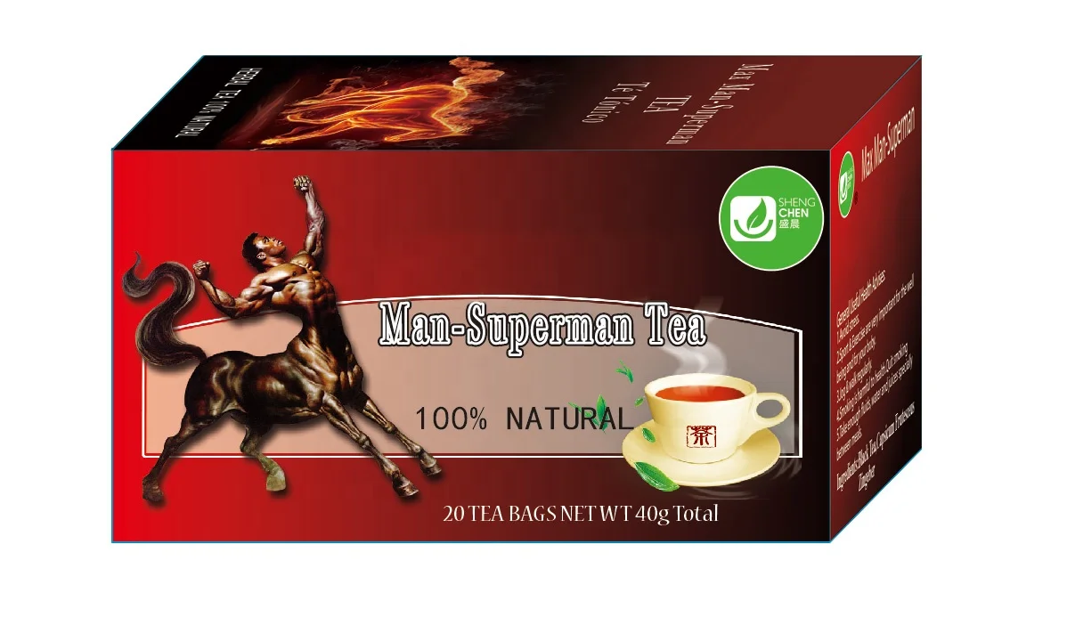 Натуральный травяной чай для улучшения мужской силы, упаковка в пакеты, 2 г X 20 штук, частная торговая марка, чай для мужчин