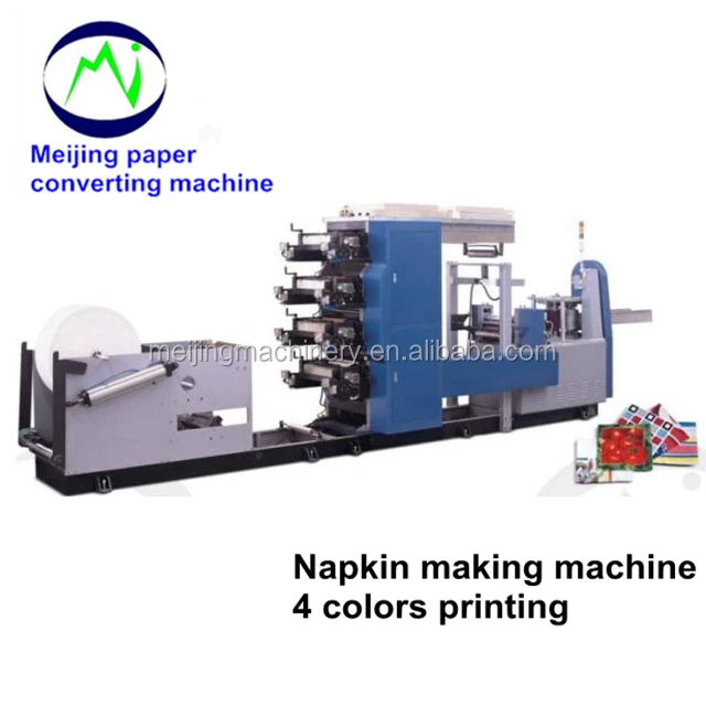Automatic napkin printing machine 4 colors