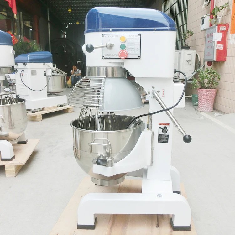 Professional Bakery Equipment 30L Food Mixer Countertop Planetary Food Mixer