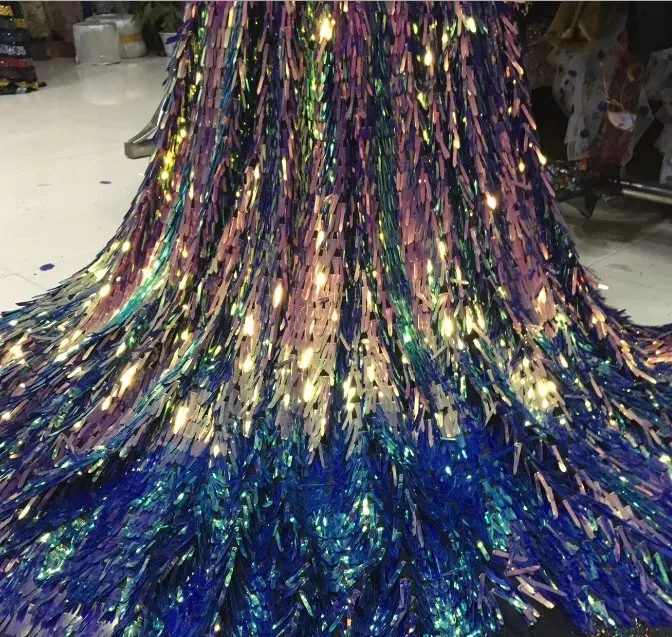 Тканевый материал в форме меча, прямоугольная ткань для вышивки стрелами