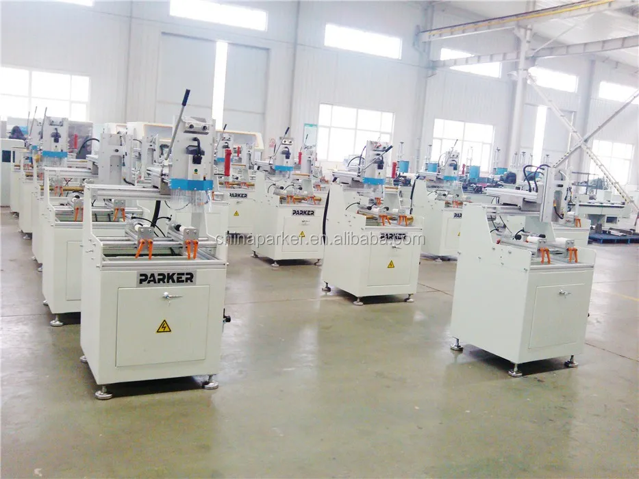 manual single head aluminium profile cutting machine