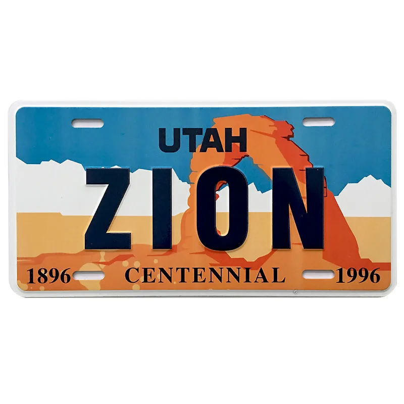 Custom Aluminum Embossed Car License Plates