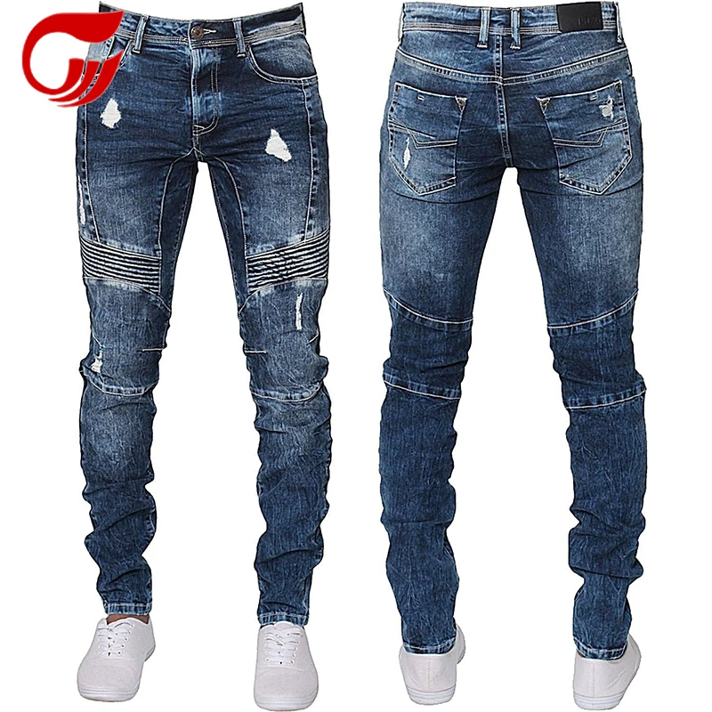 
color brand custom ripped new style denim jeans for men 