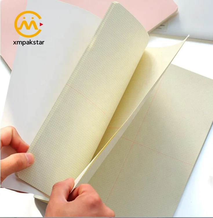 Wholesale custom recycled paper bulk sewn binding school exercise composition notebook A4