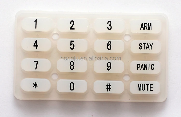 Supply all kinds of Silicone rubber keypad with best choice