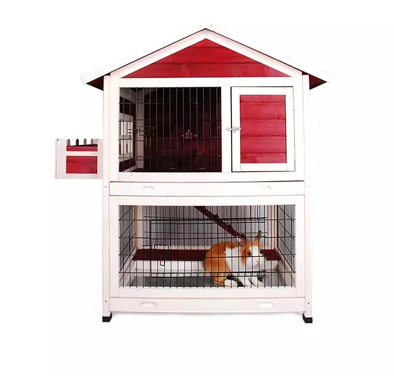 Custom collins wooden pet rabbit house indoor small animals house