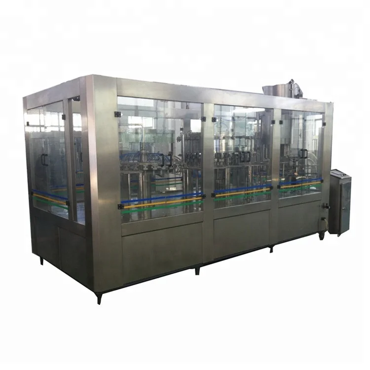 2018 new type three-in-one automatic carbonated beverage/soda water/gas drink filling machine