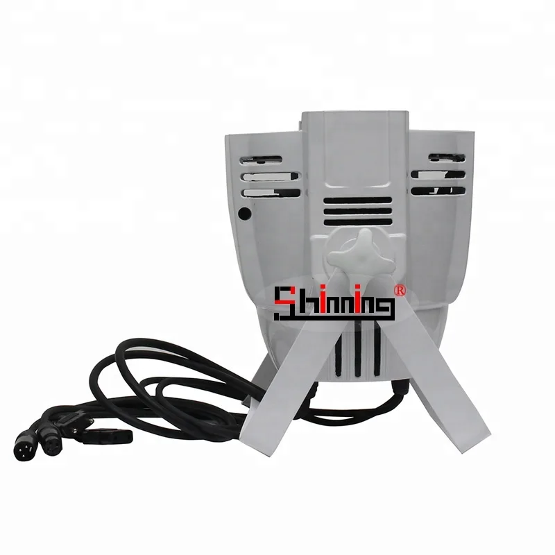 Lighting DJ White Housing LED Par Can Nightclub Show Wash 54Pcs 3W RGBW Par Light