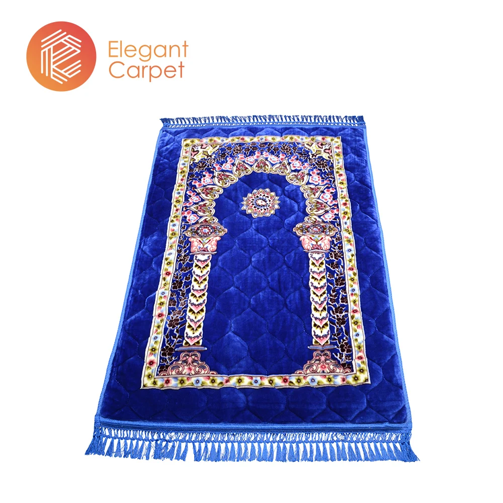 China factory beautiful design islam muslim quilted prayer mat