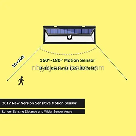 
Solar Sensor mounted Outdoor Weatherproof Wall Security Light Motion Activated Energy Saving light 