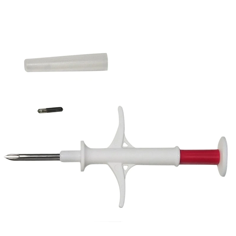 Стеклянный колпачок x 12 мм RFID транспондер чип 2,12 для pet ID отслеживания с инжектором