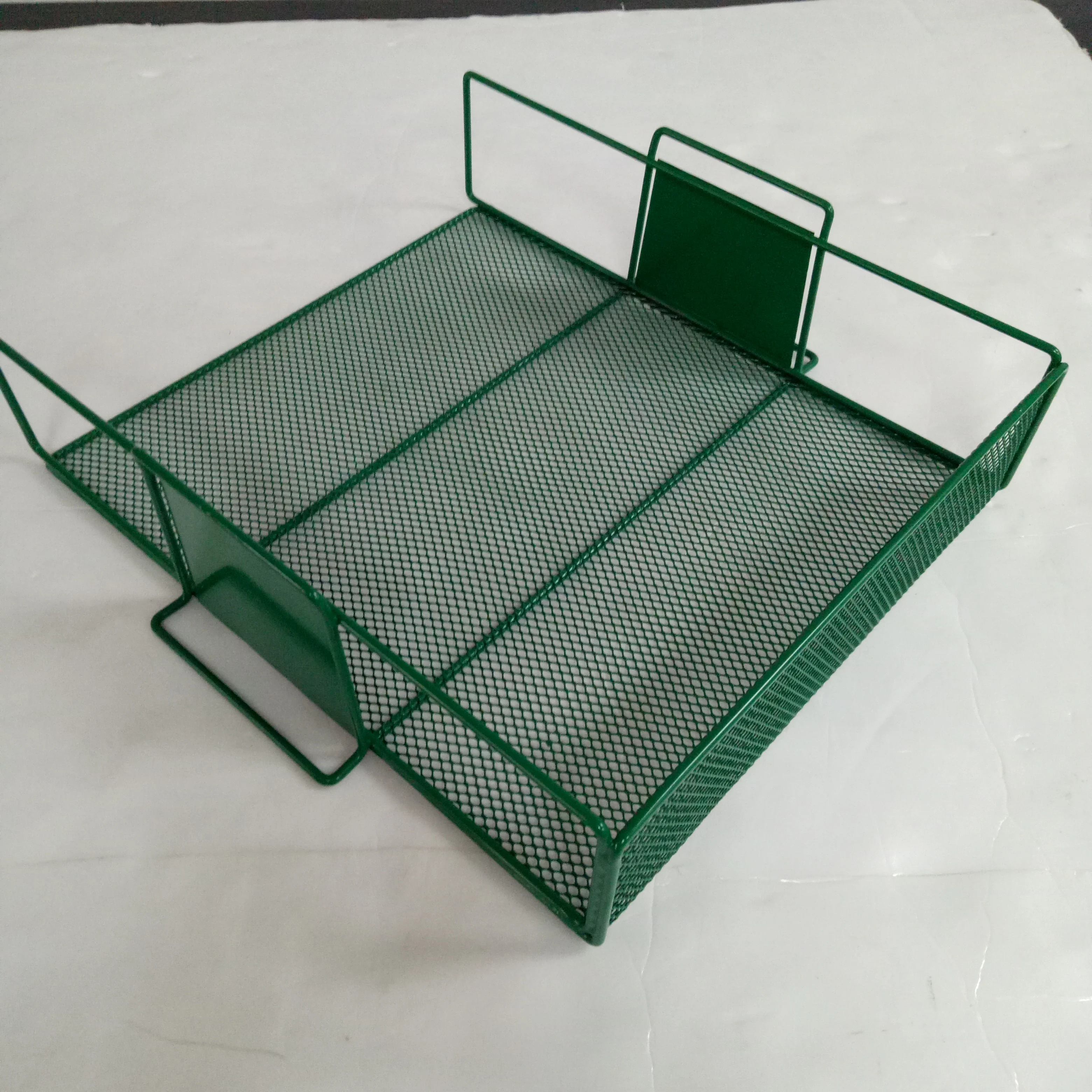 
Hot Sale Office desk organizer 4 tier mesh paper file document stackable letter tray 