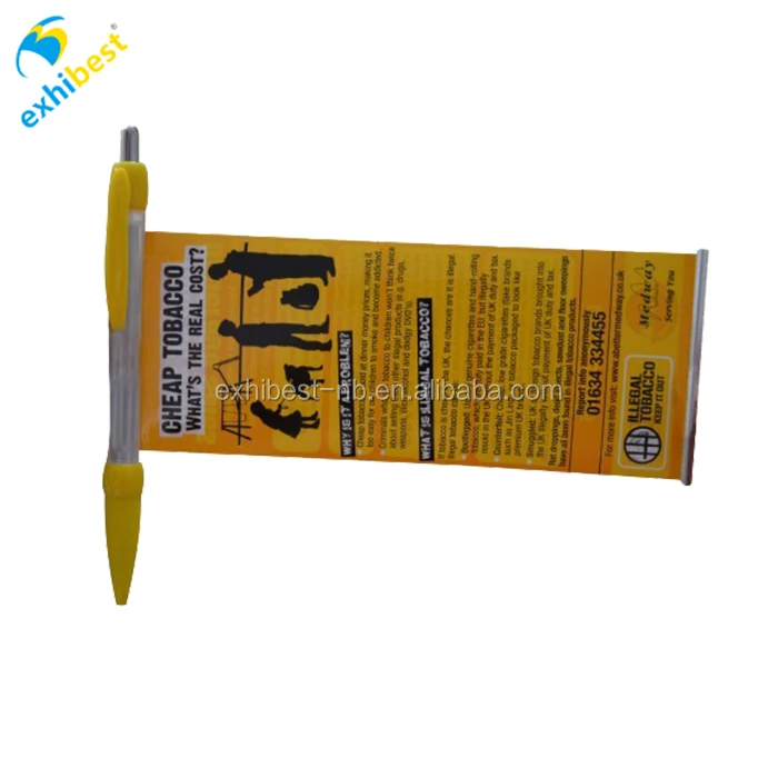 Тип шариковой ручки и рекламная ручка использование ручки прокрутки баннера