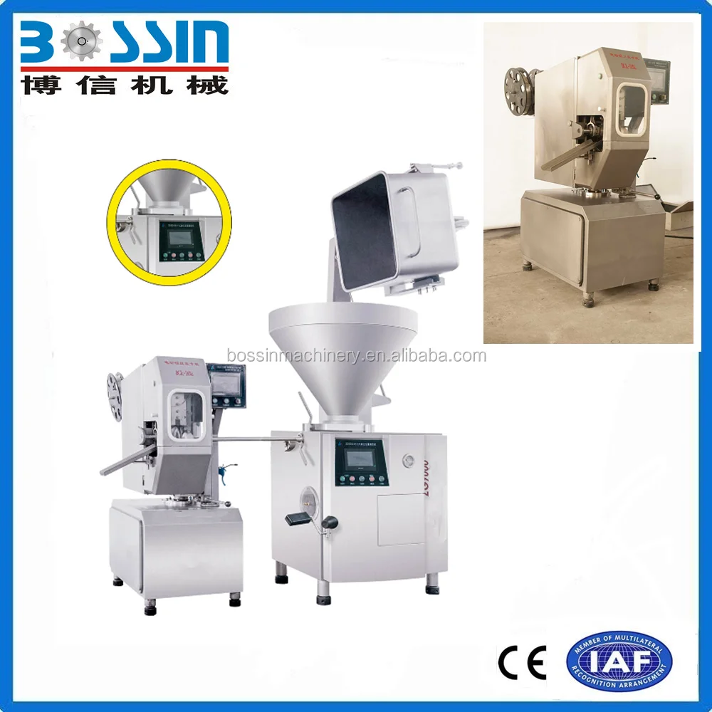 Electric sausage machine equipment:sausage filler+sausage clipper