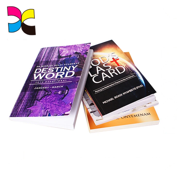 Perfect binding softcover book full color own story printing customized novel A5 size paperback