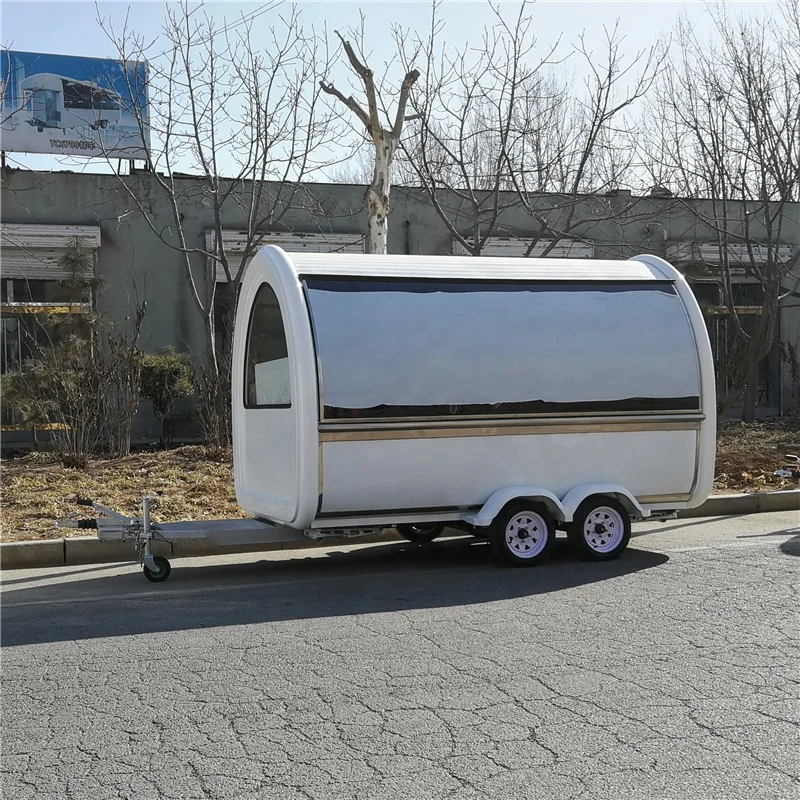 Mobile coffee cart hot dog cart grill food van for sale