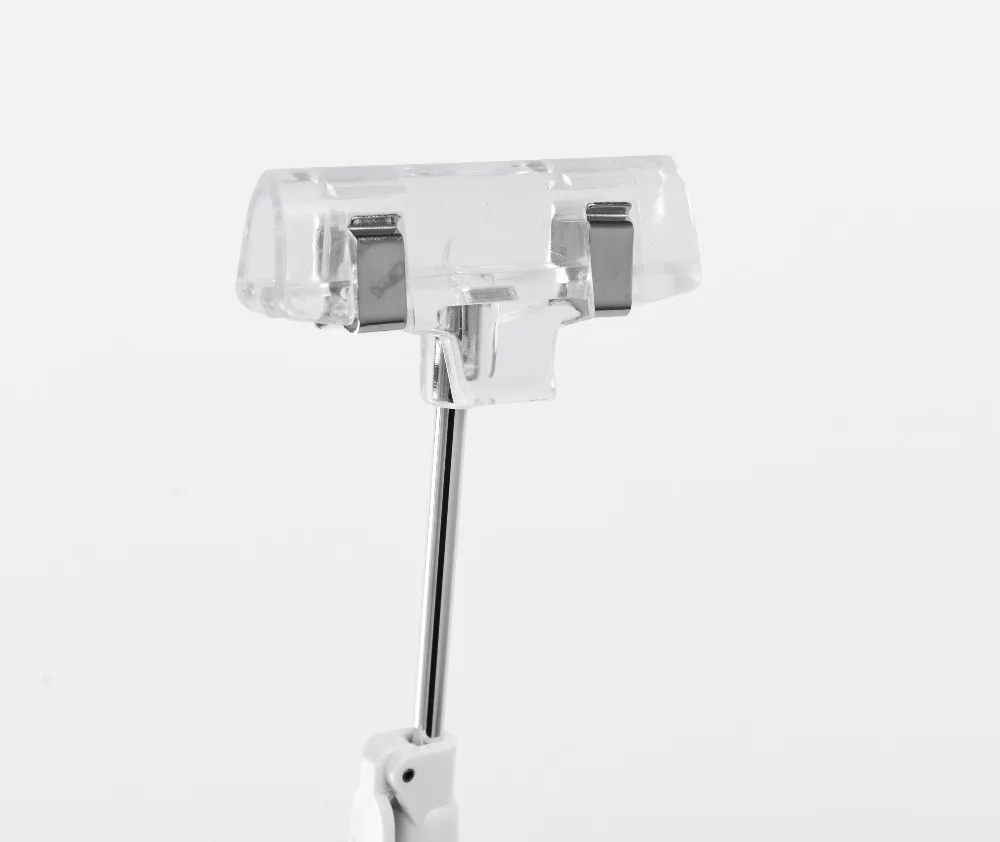 Tabletop POP Stand Holder with Plastic Clip