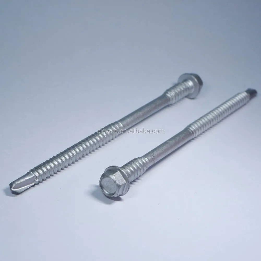 Hex Washer Head 5/16 AF BSD Thread No.3 Point With Bonded Washer Roofing Self Drilling Screw