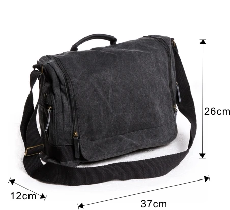 1212 Wholesale Vintage Canvas Satchel Bag Men Briefcase