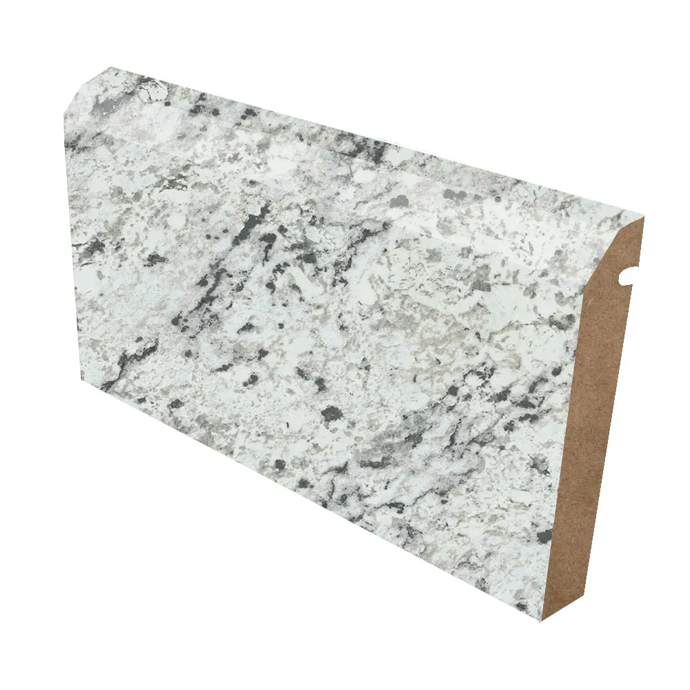 Laminate white kitchen island countertop