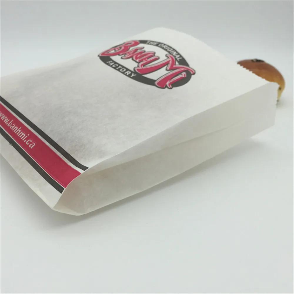 Custom Size white paper sandwich bag roll