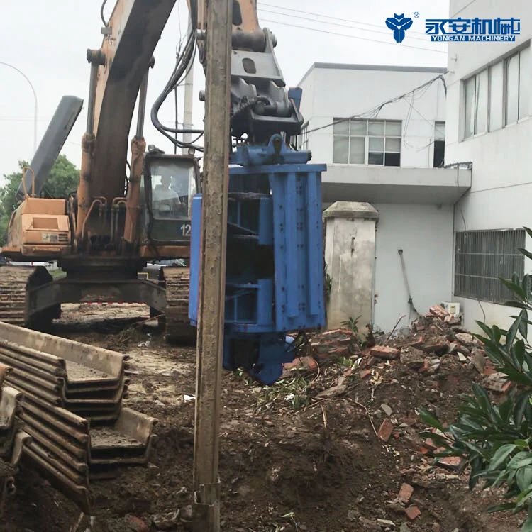Factory Direct Supply Widely Used Excavator Mounted Vibratory Hammer V-400 Sheet Pile Driver
