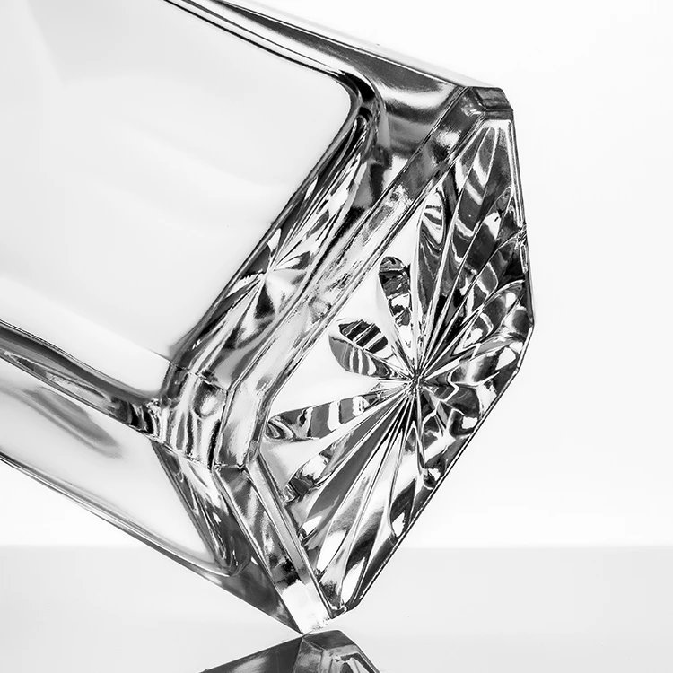 NOVARE 750 ml Wholesale Crystal Glass Whiskey Decanter