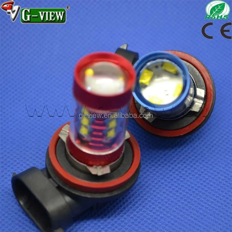 Новые красочные Автомобильные СВЕТОДИОДНЫЕ противотуманные фары лампы H8 H11 КРИ 80 Вт