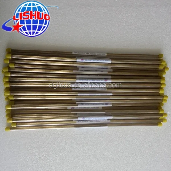 Brass and copper electrode tubes for EDM drilling machines