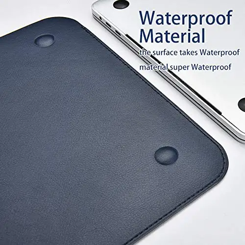 WiWU Wholesale PU Leather Ultra Thin Skin Pro Protective Laptop Sleeve for Macbook Waterproof Lightweight Laptop Bag