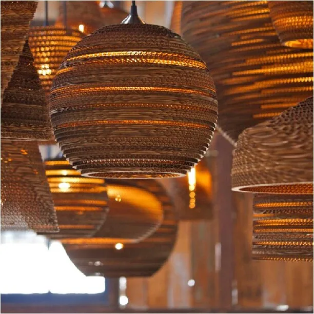 Paper Pendant Lamp Fashion Project Pendant Lamp For Villa