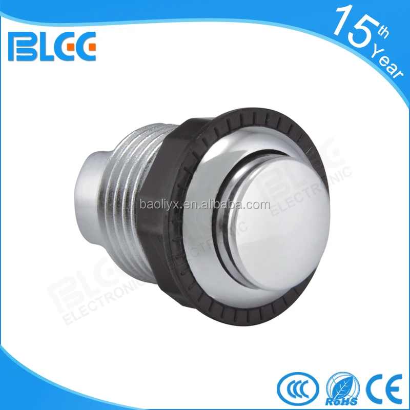 Arcade Parts Round 27.5mm Diameter Electric No Nc Push Pull Button Switch
